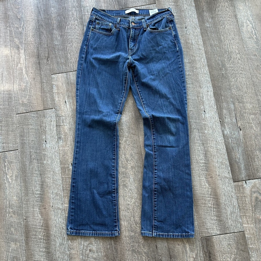 Levi's 515 Women's Size 8 Long Bootcut Blue Jeans Denim 30x31 Mid Rise western